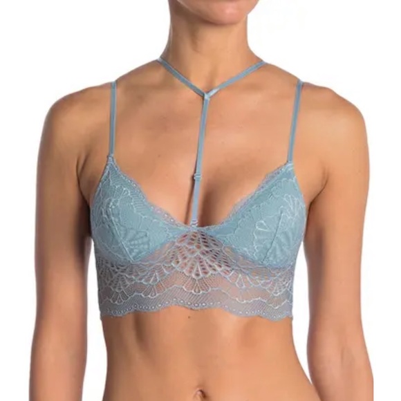 french Affair Other - Strappy Lace Longline Bralette